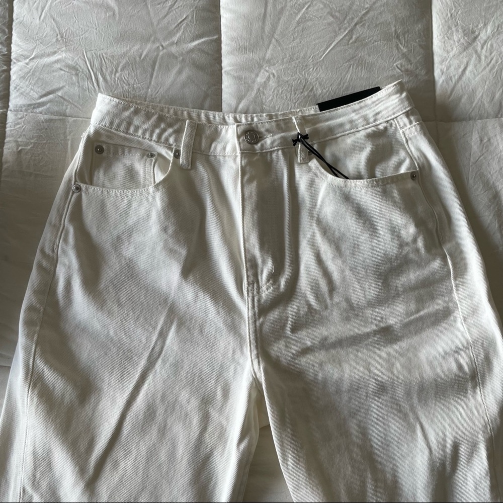 Glassons cropped high rise peg leg pants